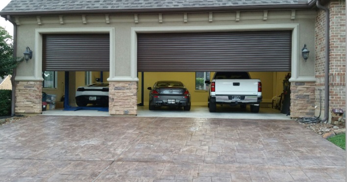 residential roll up garage door